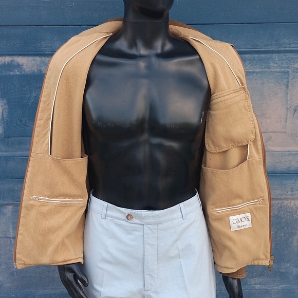 GIMO'S SUMMER MEN'S FULL ZIP LUXURY JACKET (ITALY) - Picture 16 of 17